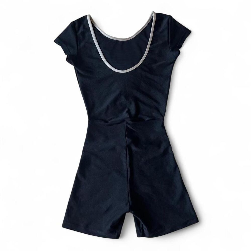 American-apparel Women's Black Playsuit-romper